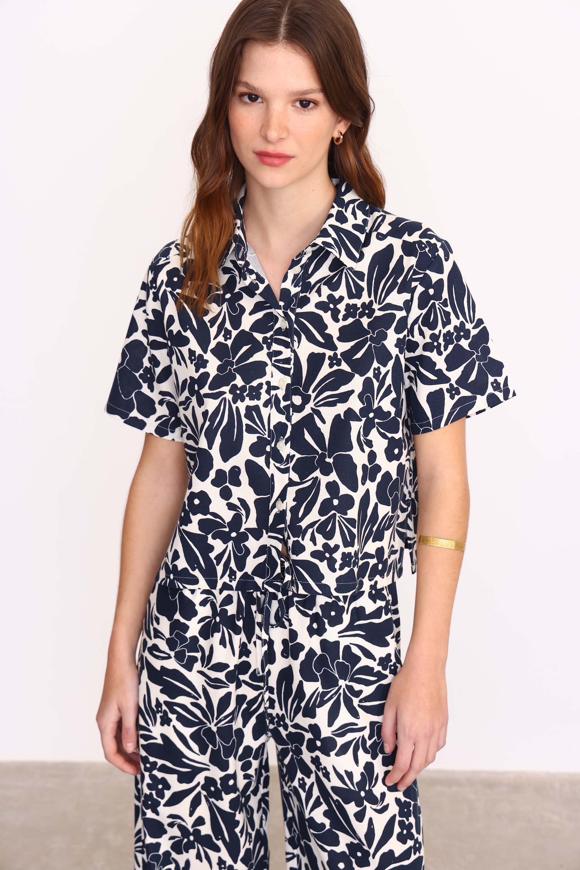 CAMISA ABIGAIL AZUL MARINO