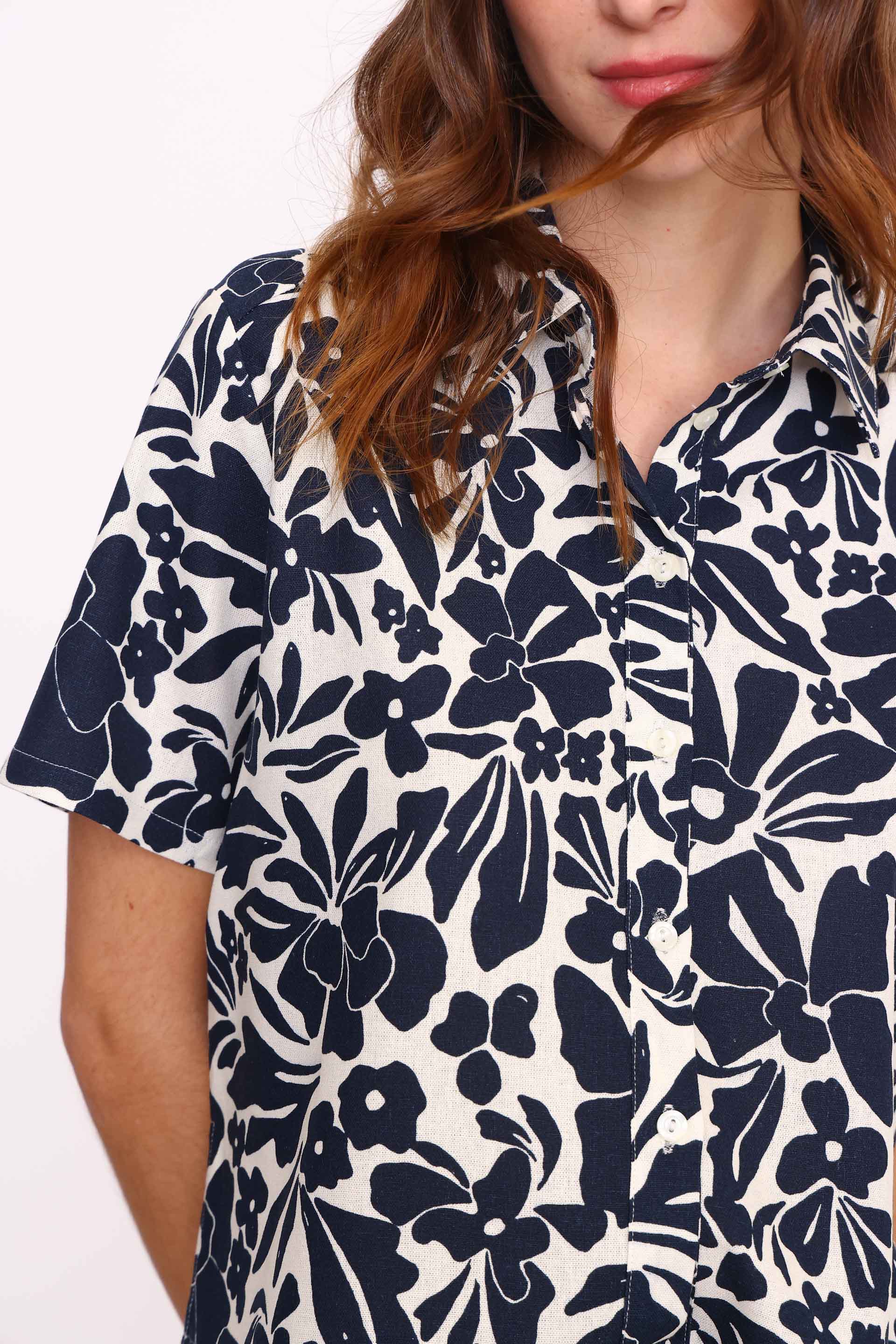 CAMISA ABIGAIL AZUL MARINO