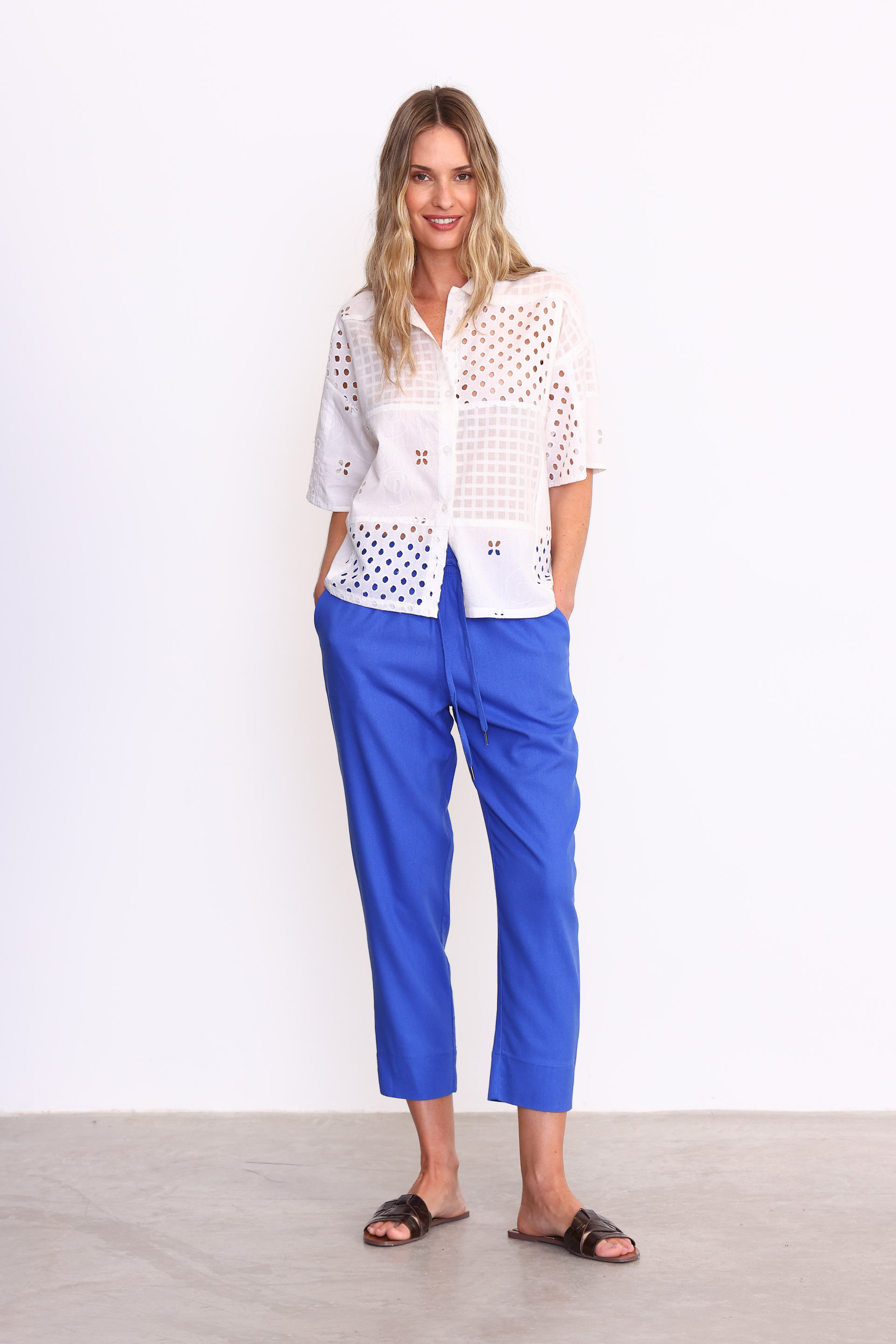 PANTALON PILAR AZUL FRANCIA