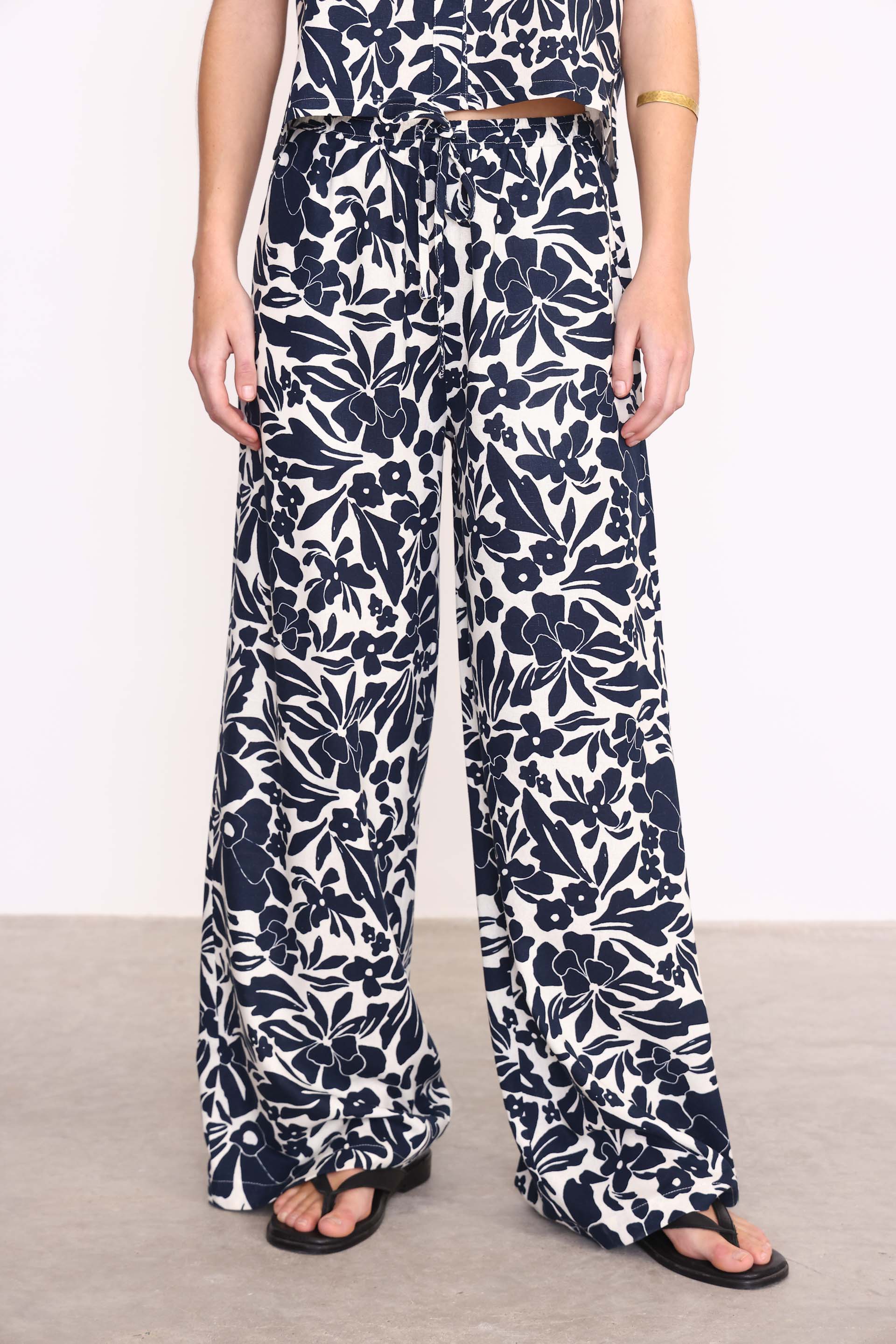 PANTALON ABIGAIL  AZUL MARINO