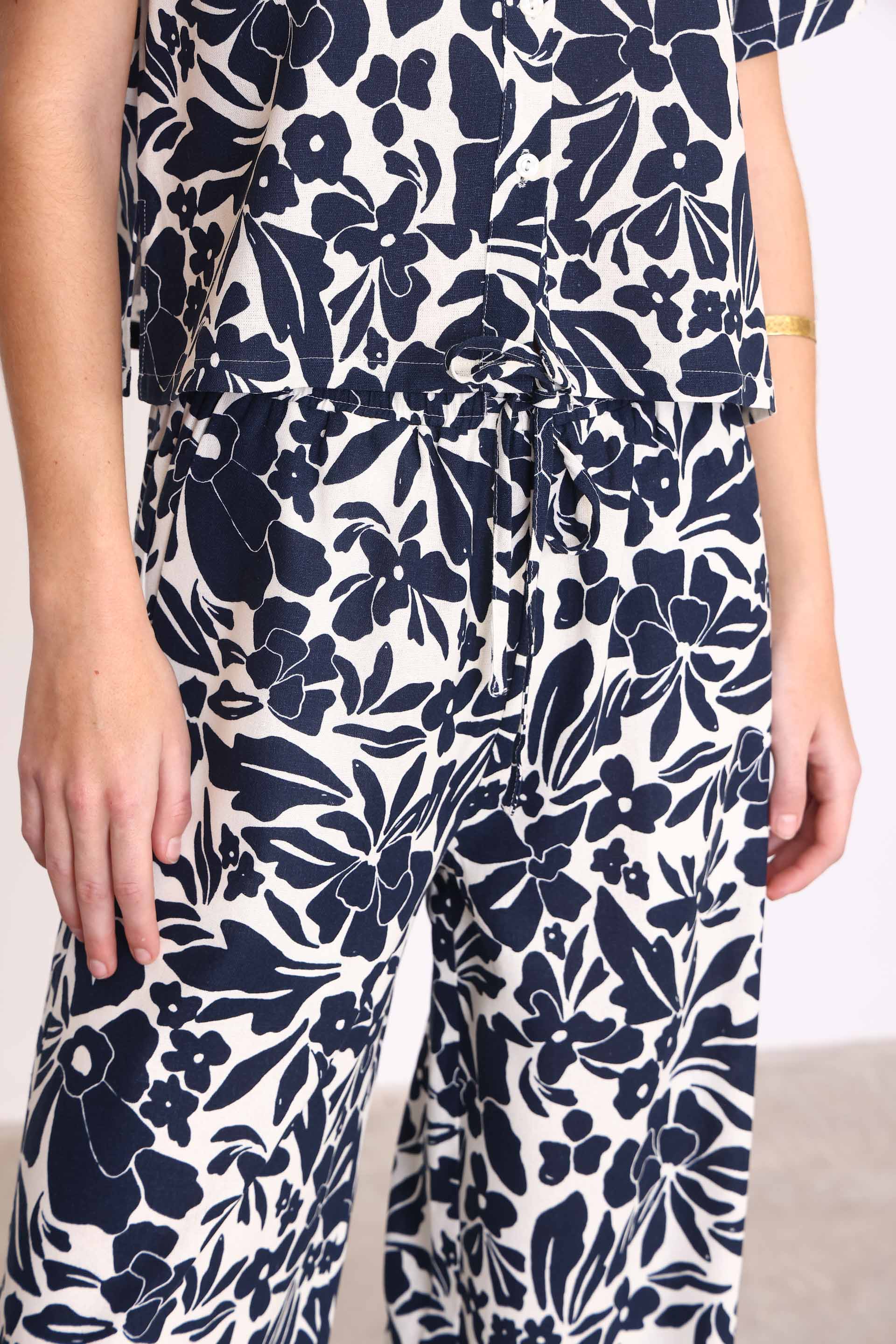 PANTALON ABIGAIL  AZUL MARINO