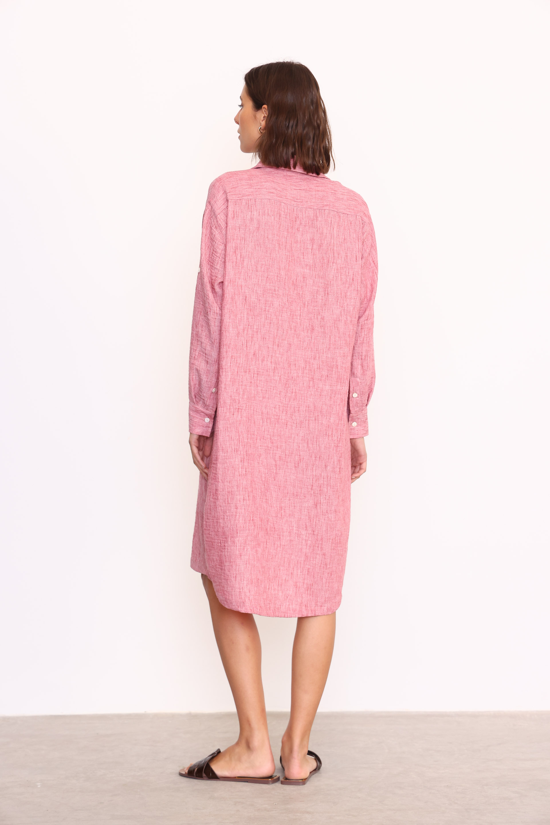 VESTIDO CAMISERO VERA ROJO