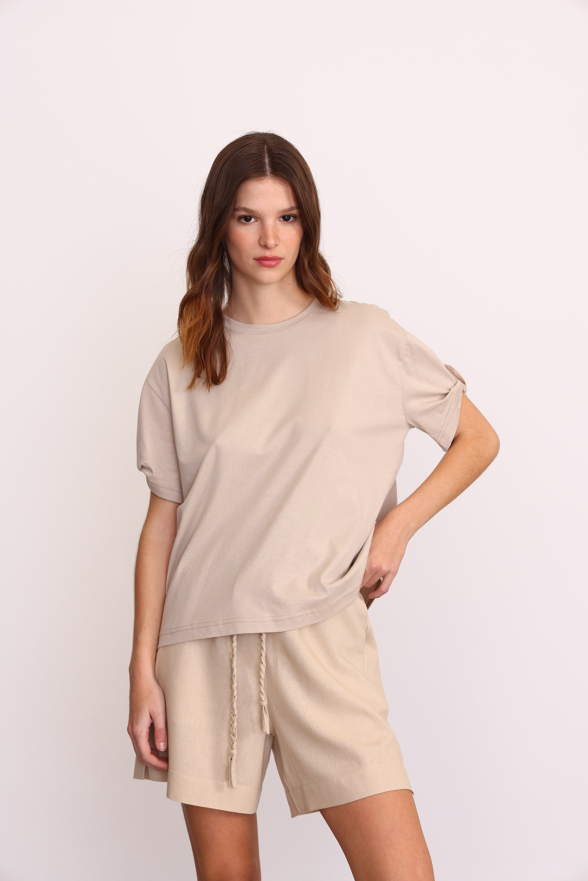 REMERA JUSTINA TOSTADO