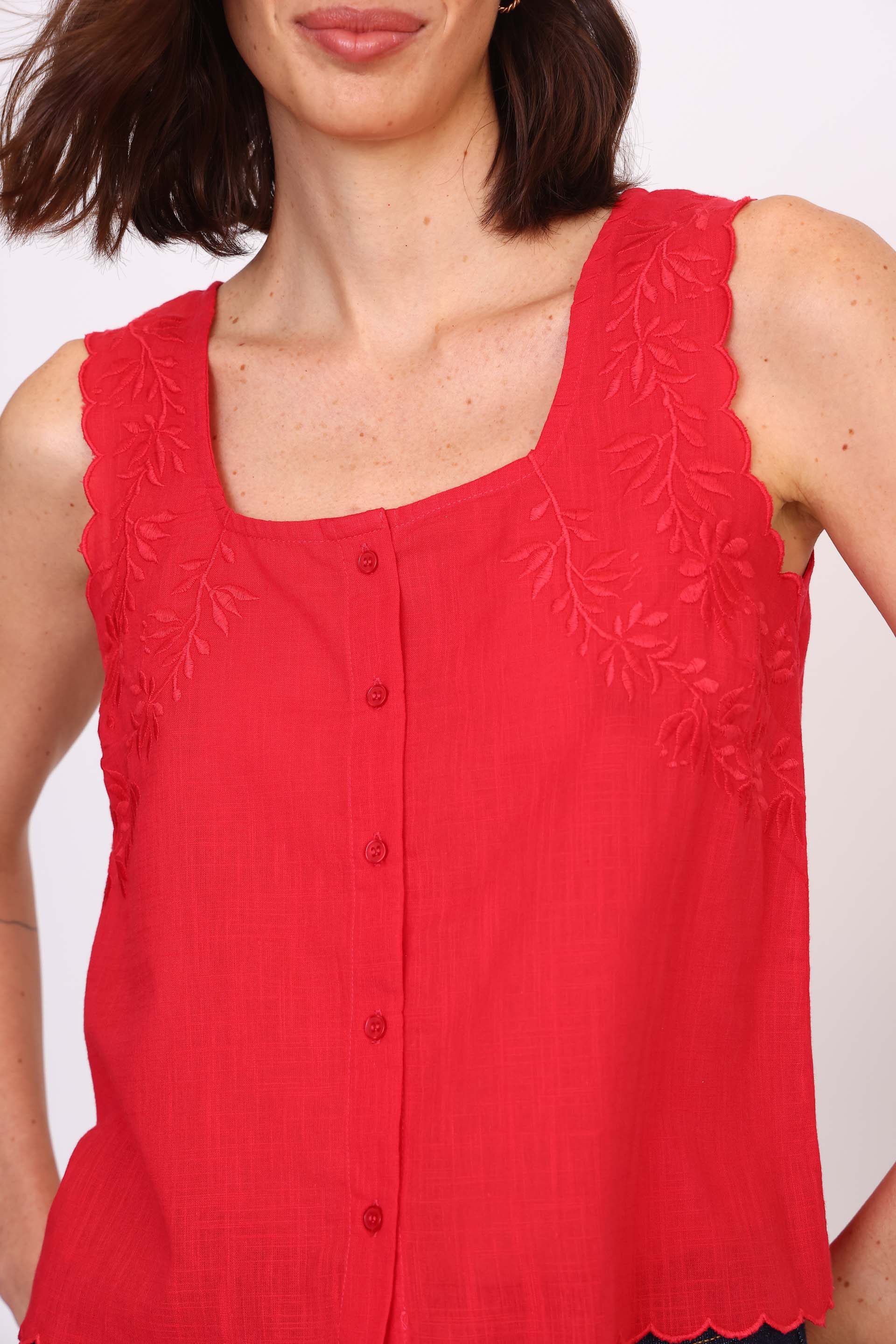 BLUSA ELISA ROJO