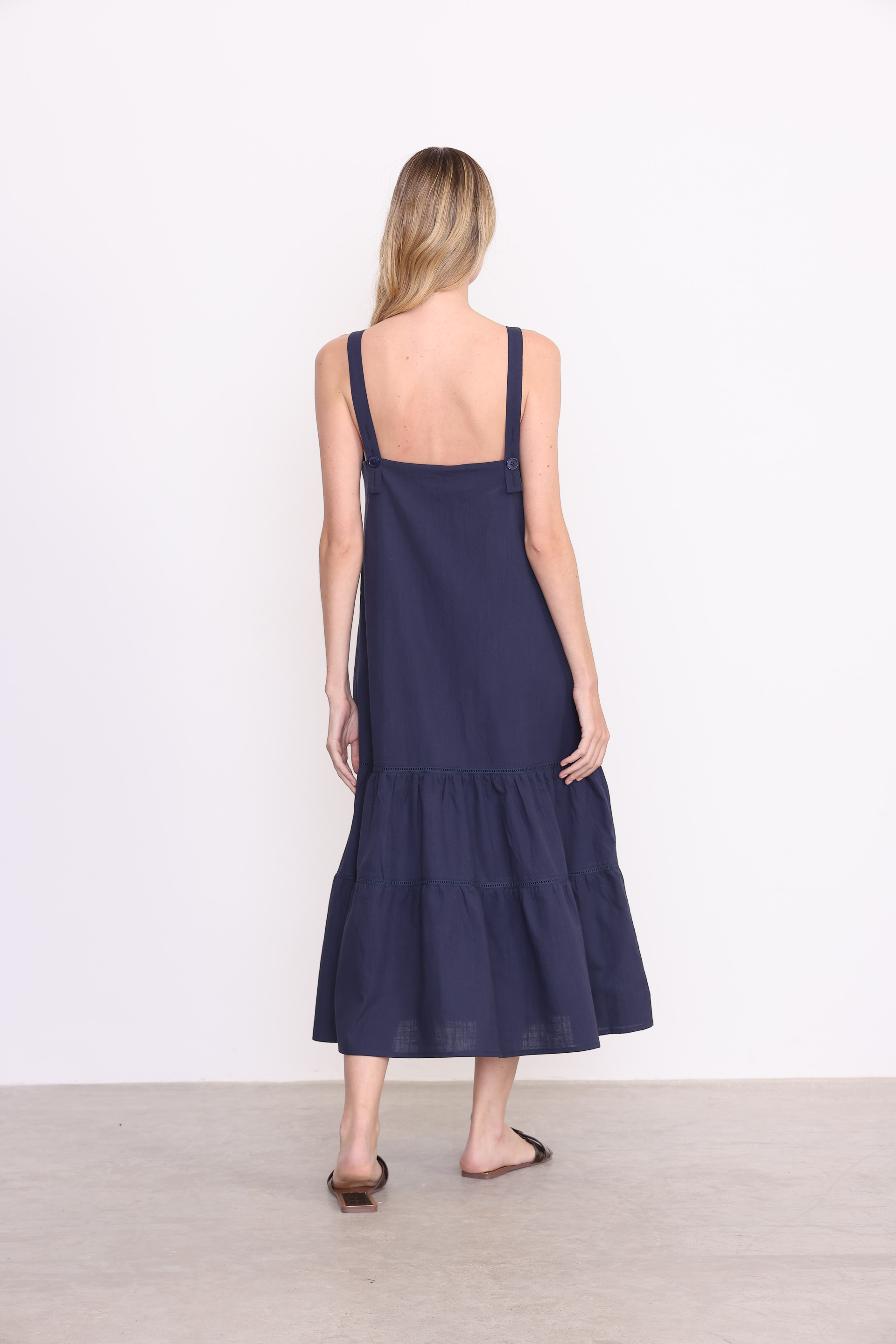 VESTIDO CLARA AZUL MARINO