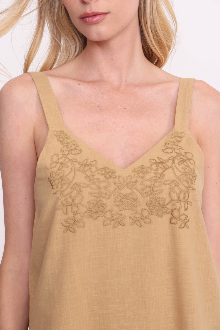 VESTIDO CLARA  BEIGE