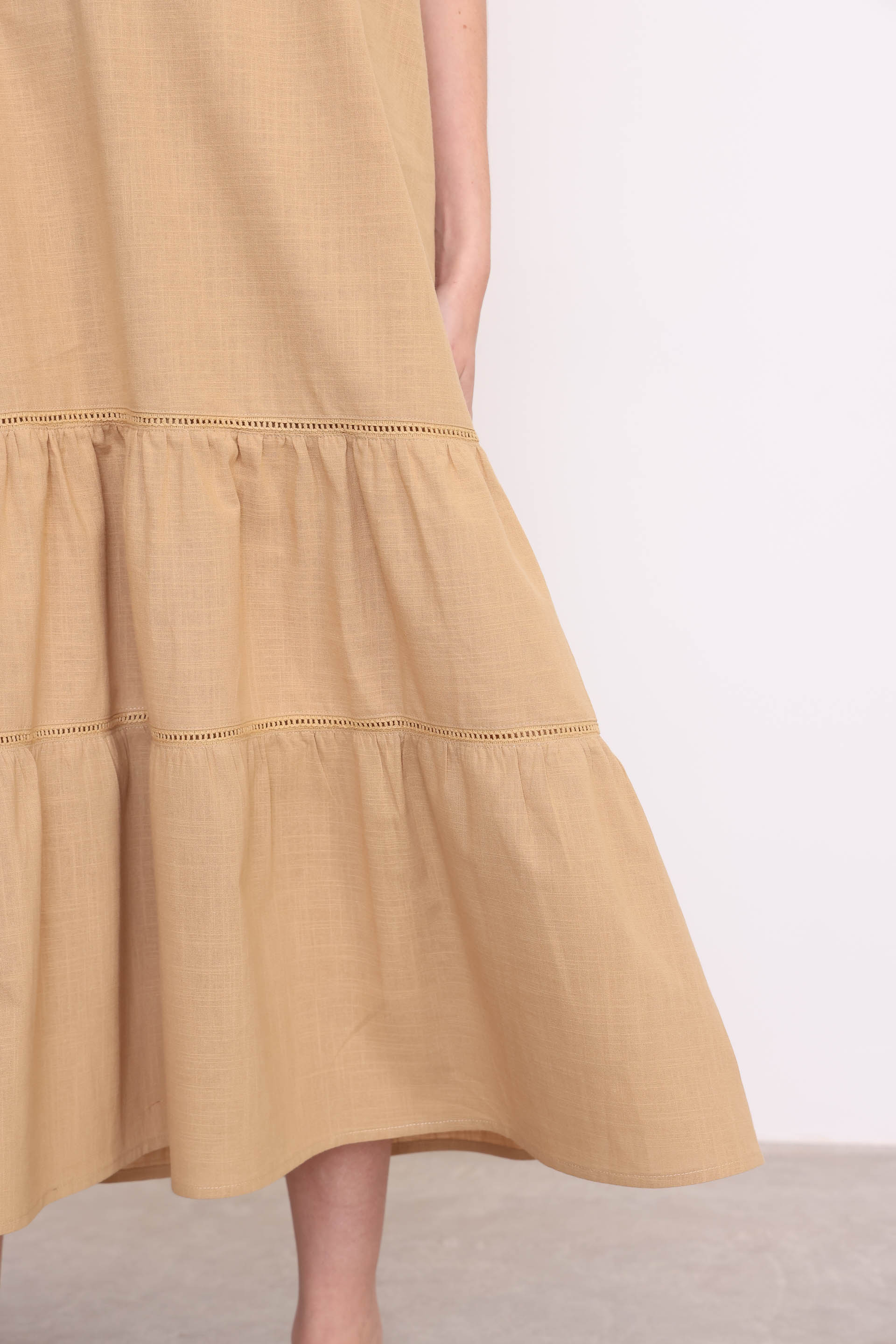 VESTIDO CLARA  BEIGE