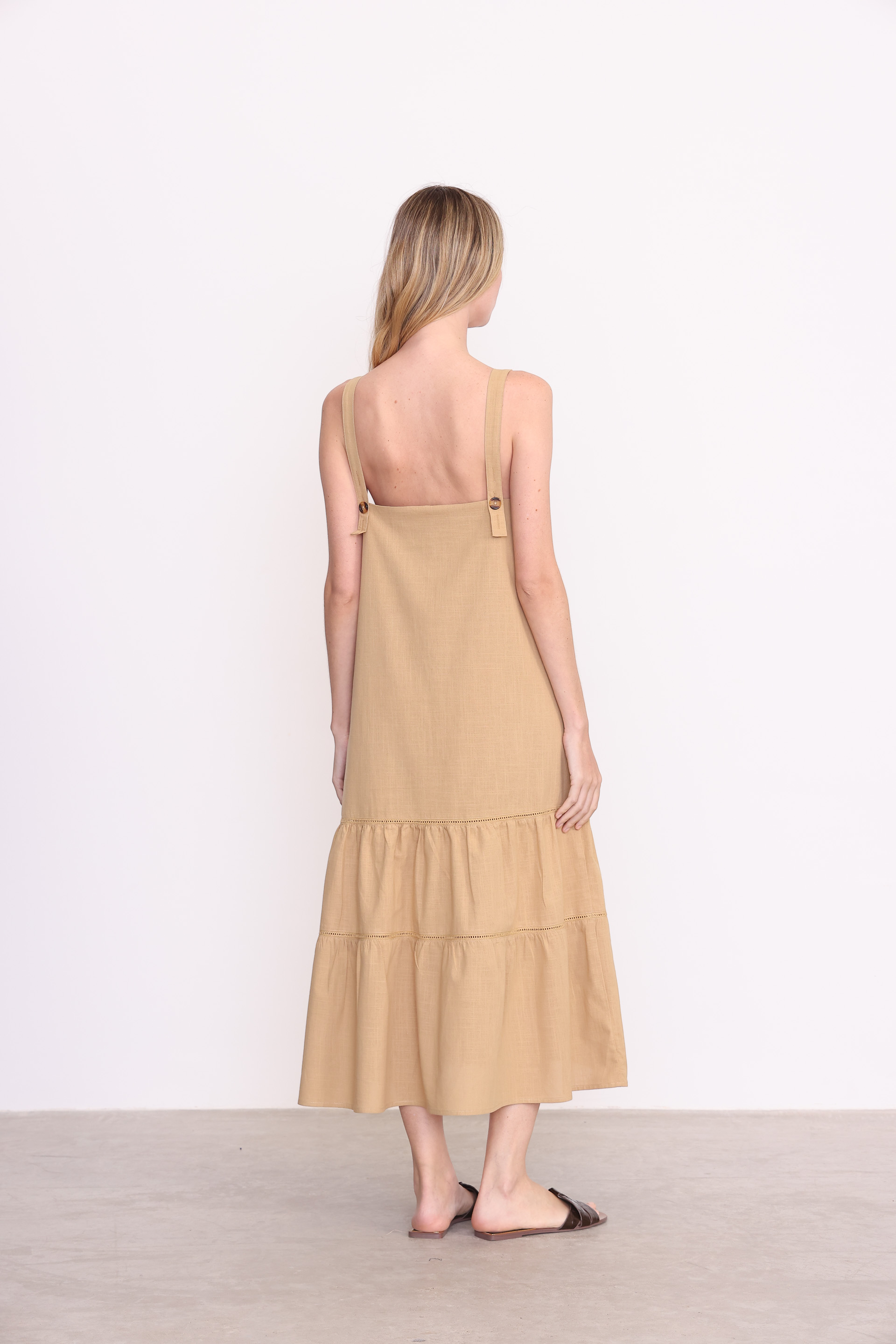 VESTIDO CLARA  BEIGE